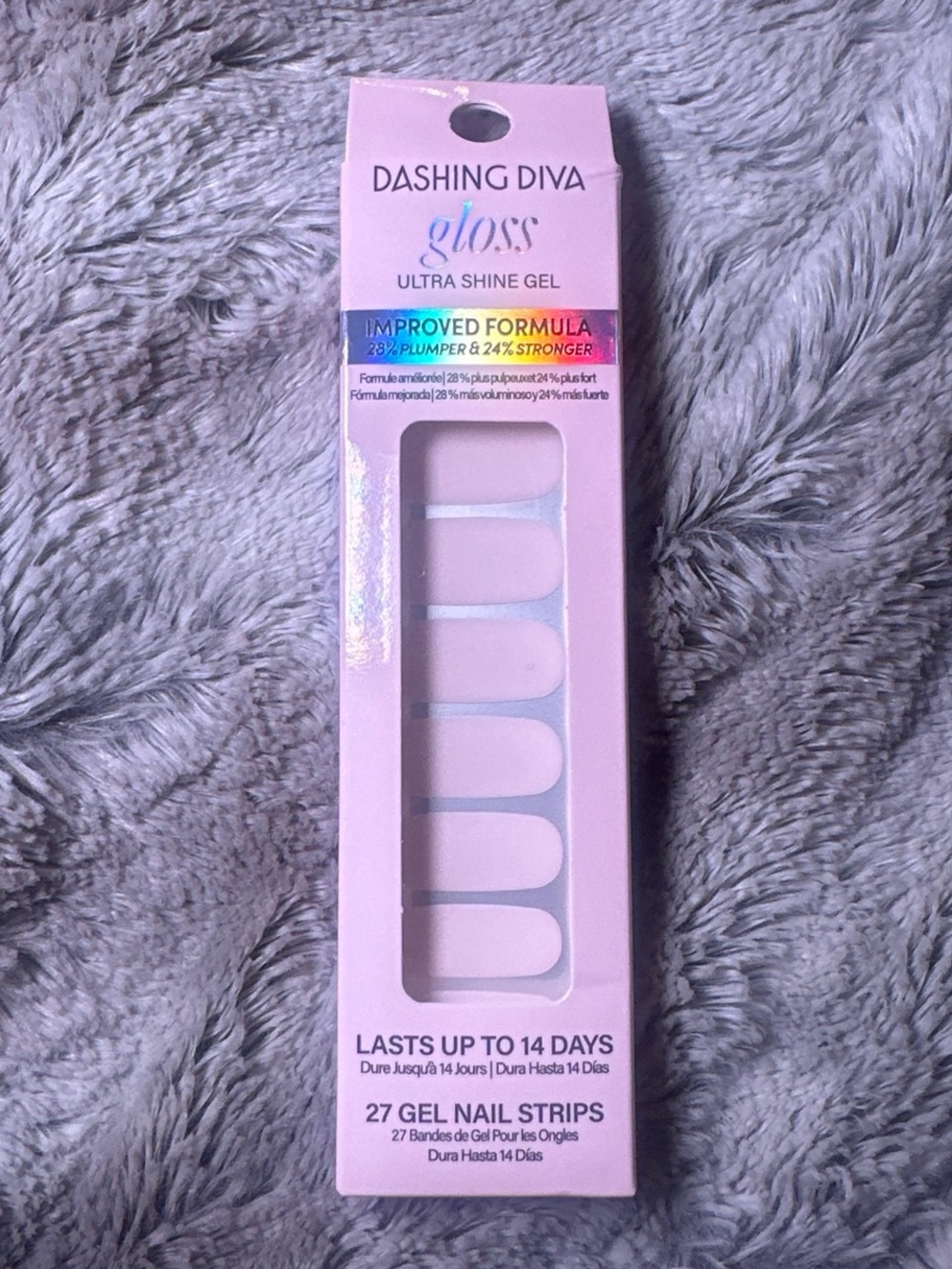 BRAND NEW ‘Dashing Diva’ light pink gel nail strips